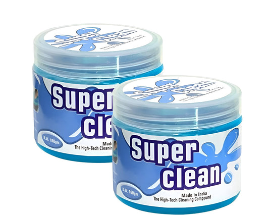 Car Interior Cleaning Gel 160gm (Pack of 2) – Reusable Dust Cleaner for AC Vents, Keyboard, Laptop & Dashboard
