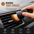 Small Car Interior Cleaning Brush | Soft Bristle Brush for AC Vents, Dashboard & Car Accessories