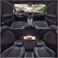 Magnetic Car Window Curtains (4 Pcs) – Side Window Sun Shade & Privacy Cover, Removable Car Sun Protection Screen (Black)