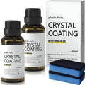 Car Plastic Crystal Coating 30ml (Pack of 2) – Interior Trim Restorer & Dashboard Shine Protector