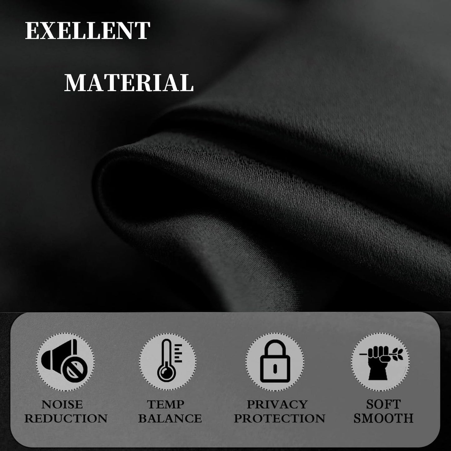 Magnetic Car Window Curtains (4 Pcs) – Side Window Sun Shade & Privacy Cover, Removable Car Sun Protection Screen (Black)