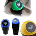 Portable Car Dustbin with Lid –  Car Garbage Bin, Mini Trash Can for Car | Cup Holder Design (Multiple Colors)