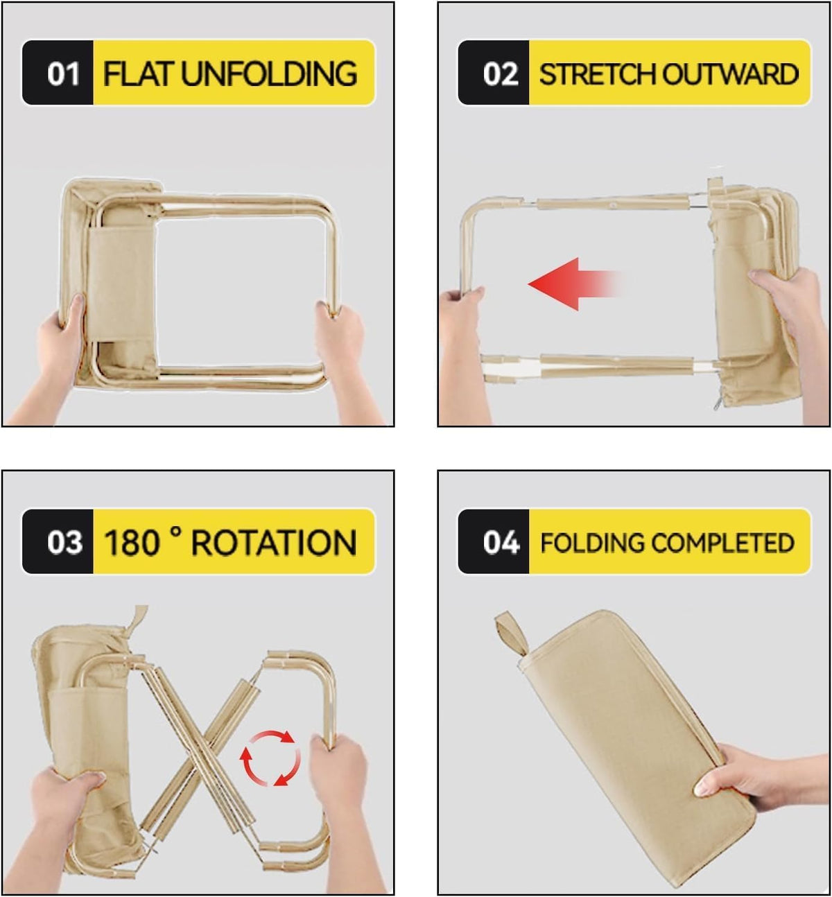 Portable Folding Stool – Lightweight Foldable Seat for Camping, Travel, Picnic & Outdoor Use