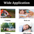 Portable Velvet Air Pillow – Inflatable Camping & Travel Cushion (Pack of 2, Blue)