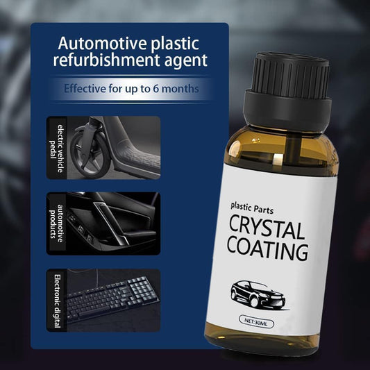 Car Plastic Crystal Coating 30ml (Pack of 2) – Interior Trim Restorer & Dashboard Shine Protector