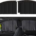 Magnetic Car Window Curtains (4 Pcs) – Side Window Sun Shade & Privacy Cover, Removable Car Sun Protection Screen (Black)