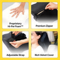 Memory Foam Car Neck Rest Pillow – Comfortable Neck & Cervical Support (Pack of 1)