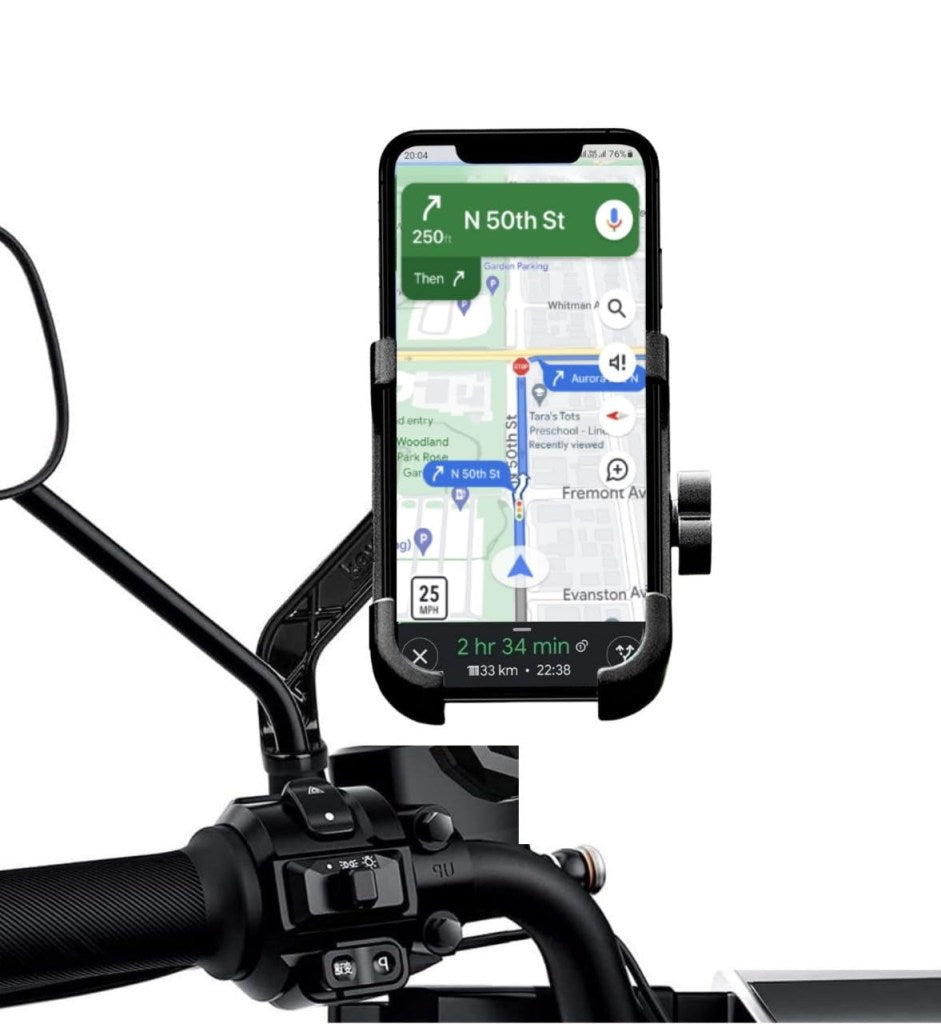 Bike Mobile Holder for Handlebar – 360° Rotatable Phone Stand