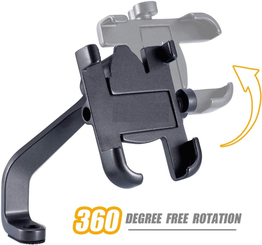 Bike Mobile Holder for Handlebar – 360° Rotatable Phone Stand