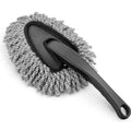 Multipurpose Mini Microfiber Car Duster Brush with Handle (Pack of 1) – Interior & Exterior Cleaning Mop for Car & Home (Black)