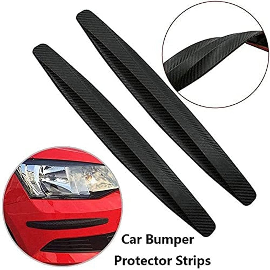 Car Bumper Scratch Guard – Carbon Style Protector (Set of 4)