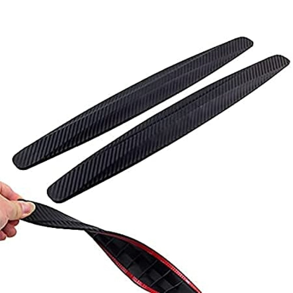 Car Bumper Scratch Guard – Carbon Style Protector (Set of 4)