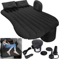 Premium Car Inflatable Bed with Air Pump & 2 Pillows - Universal Back Seat Air Mattress for Travel, Road Trips, Camping & Outdoor Adventures