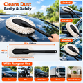 Premium Car Duster with Long Handle – Reusable Cotton Thread Dust Cleaning Mop for Cars, Bikes & Vehicle Interiors