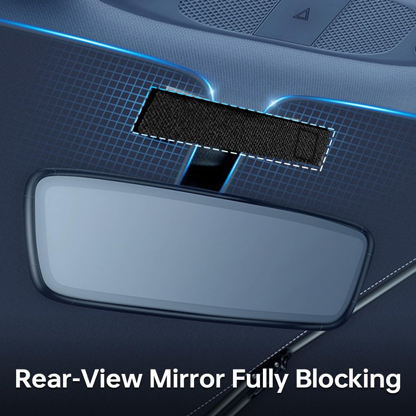 Foldable Car Windshield Sun Shade Umbrella - Heat & UV Protection Sunshade for Front Glass