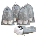 Travel Shoe Storage Bags (Pack of 3) – Drawstring Dustproof Shoe Organizer for Travel & Storage