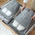 Travel Shoe Storage Bags (Pack of 3) – Drawstring Dustproof Shoe Organizer for Travel & Storage
