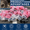 10 PCS Tire Repair Rubber Nails – Emergency Tubeless Tyre Puncture Repair Plugs, Quick Self-Service Tyre Repair Screws for Cars, Bikes, Scooters & SUVs
