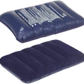 Portable Velvet Air Pillow – Inflatable Camping & Travel Cushion (Pack of 2, Blue)