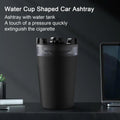 Windproof Car Cigarette Ashtray with Lid & Water Tank