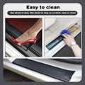 Car Door Sill Protector Carbon Fiber Sticker – Anti-Scratch Entry Guard Strip, Waterproof Door Scuff Protection (5cm x 5m, Black)