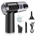 3-in-1 Portable Car Vacuum Cleaner - Wireless USB Rechargeable Handheld Mini Vacuum with Blower, Strong Suction & HEPA Filter