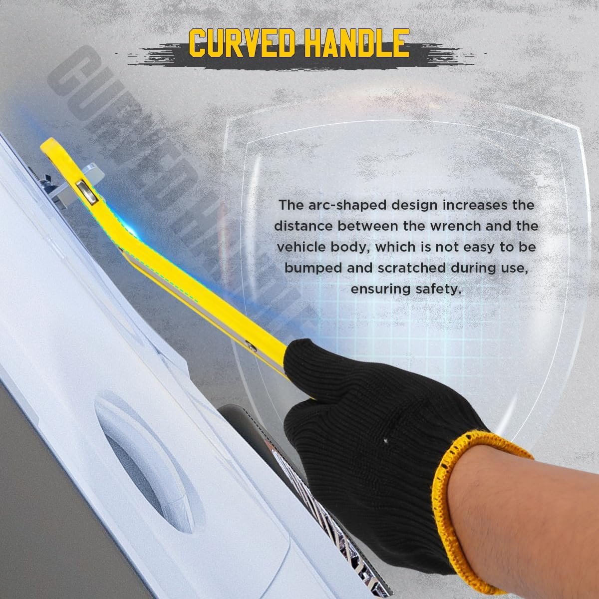 Universal Car Jack Ratchet Wrench – 360° Forward & Reverse Speed Handle Tool