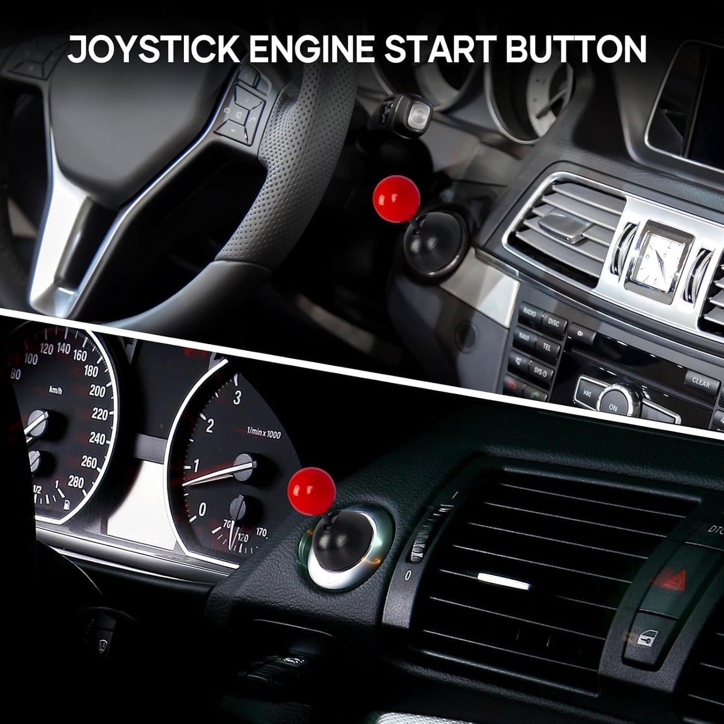Car Push-To-Start Button Cover – Stylish Interior Protection
