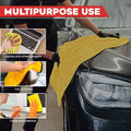 Multipurpose Microfiber Cleaning Cloth for Car, Window & Glass – (Pack of 3, 40×40 cm)