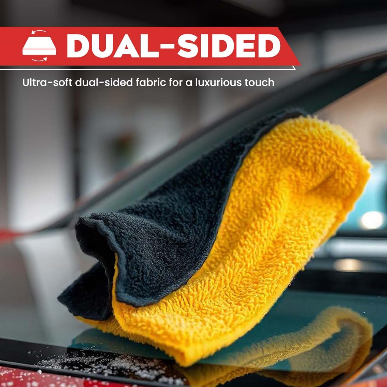 Car Interior Deep Cleaning Combo Kit - 2 Dashboard Cleaning Brushes, 1 Mini Microfiber Car Duster & 1 Microfiber Cloth