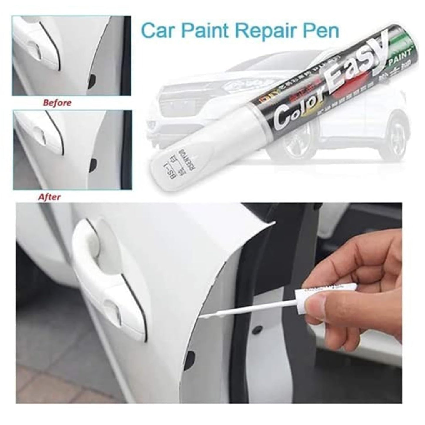 Car Scratch Repair Paint Pen – 2 in 1 Touch Up Pen for Car Scratches