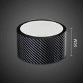 Car Door Sill Protector Carbon Fiber Sticker – Anti-Scratch Entry Guard Strip, Waterproof Door Scuff Protection (5cm x 5m, Black)