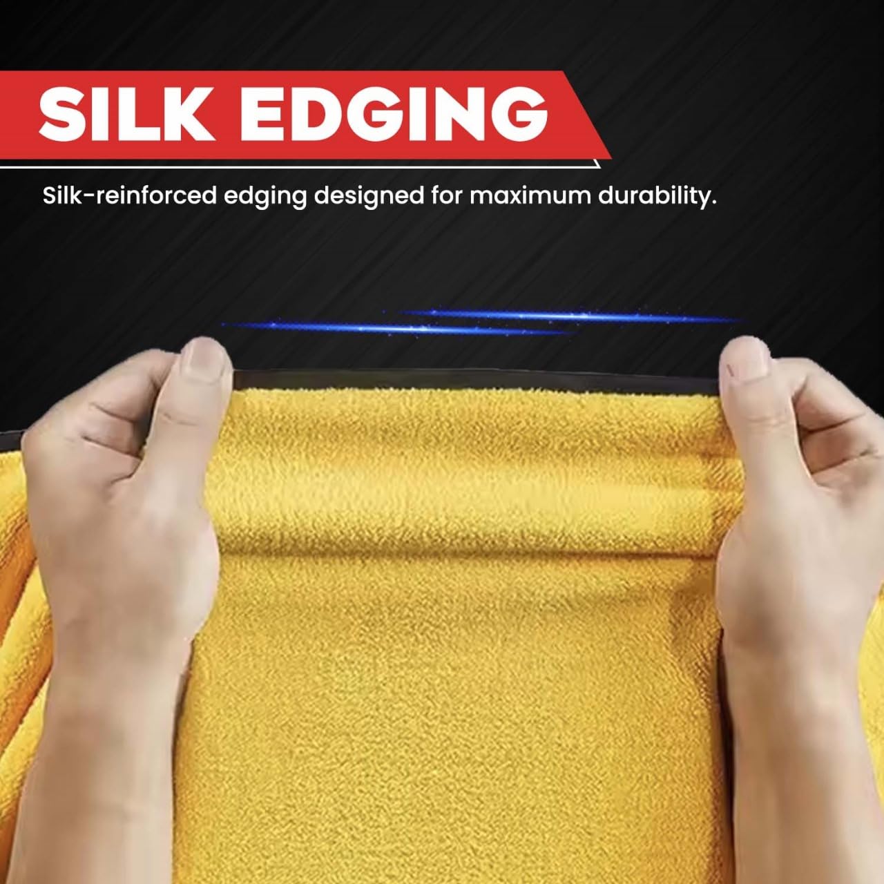 Multipurpose Microfiber Cleaning Cloth for Car, Window & Glass – (Pack of 3, 40×40 cm)