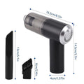 3-in-1 Portable Car Vacuum Cleaner - Wireless USB Rechargeable Handheld Mini Vacuum with Blower, Strong Suction & HEPA Filter