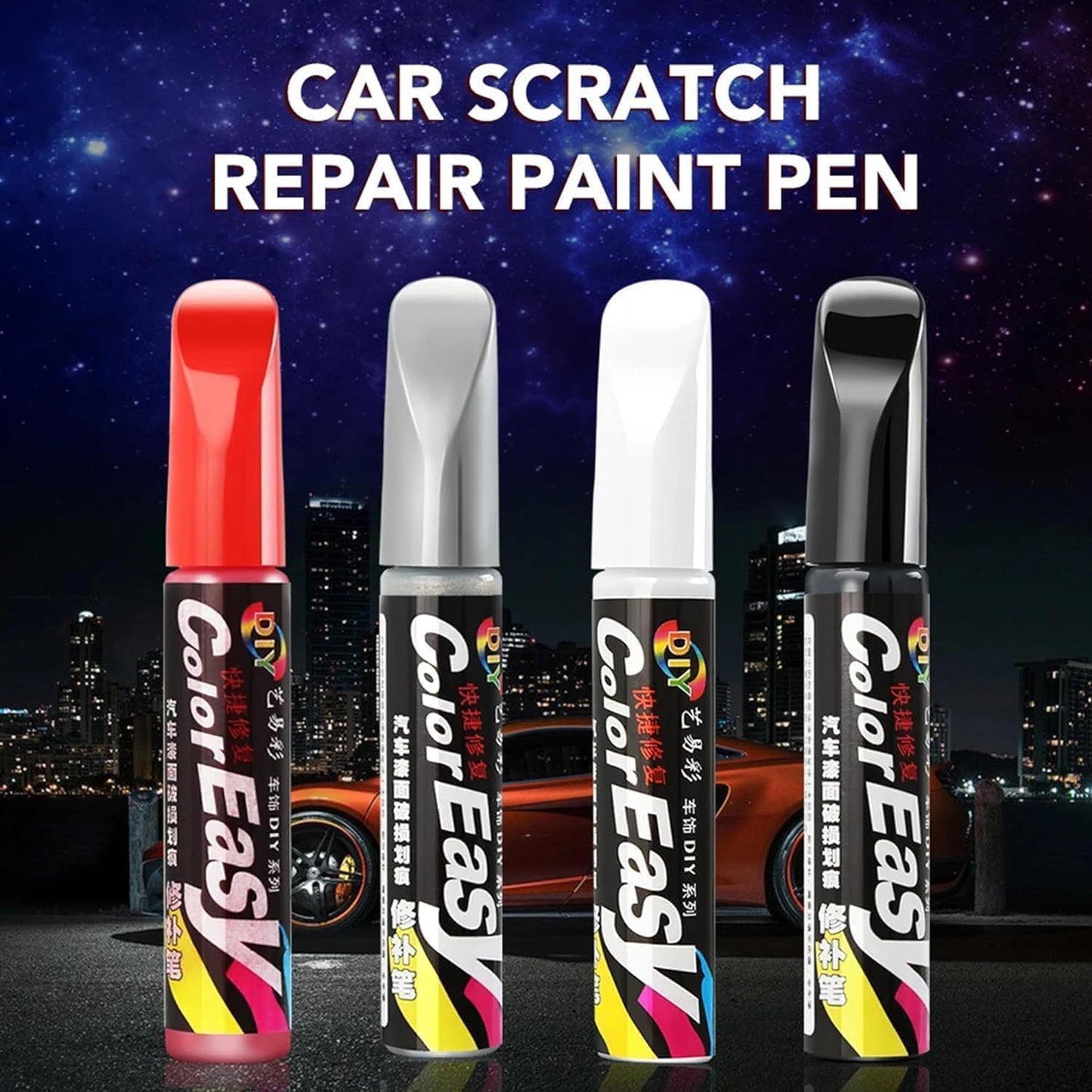 Car Scratch Repair Paint Pen – 2 in 1 Touch Up Pen for Car Scratches