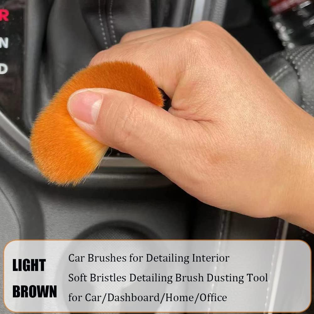 Scratch-Free Car Interior Cleaning Brush for AC Vents & Dashboard (Combo 2 Pcs)