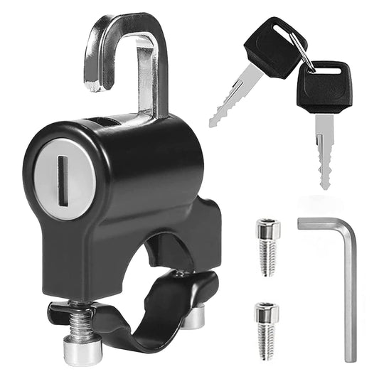 Motorcycle Helmet Lock – Anti-Theft Handlebar Mounted Safety Lock