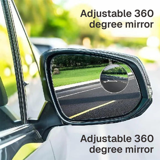 Blind Spot Mirror for Car – Round HD Convex Side Mirror (Pack of 2)