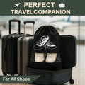 Travel Shoe Storage Bags (Pack of 3) – Drawstring Dustproof Shoe Organizer for Travel & Storage
