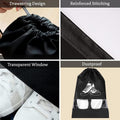 Travel Shoe Storage Bags (Pack of 3) – Drawstring Dustproof Shoe Organizer for Travel & Storage